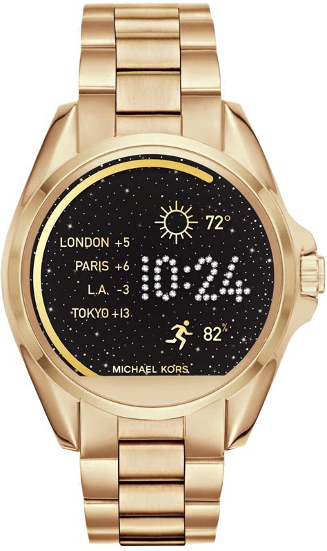 michael kors smartwatch bradshaw gold mkt 5001|Smartwatch Gen 6 Bradshaw, zilverkleurig .